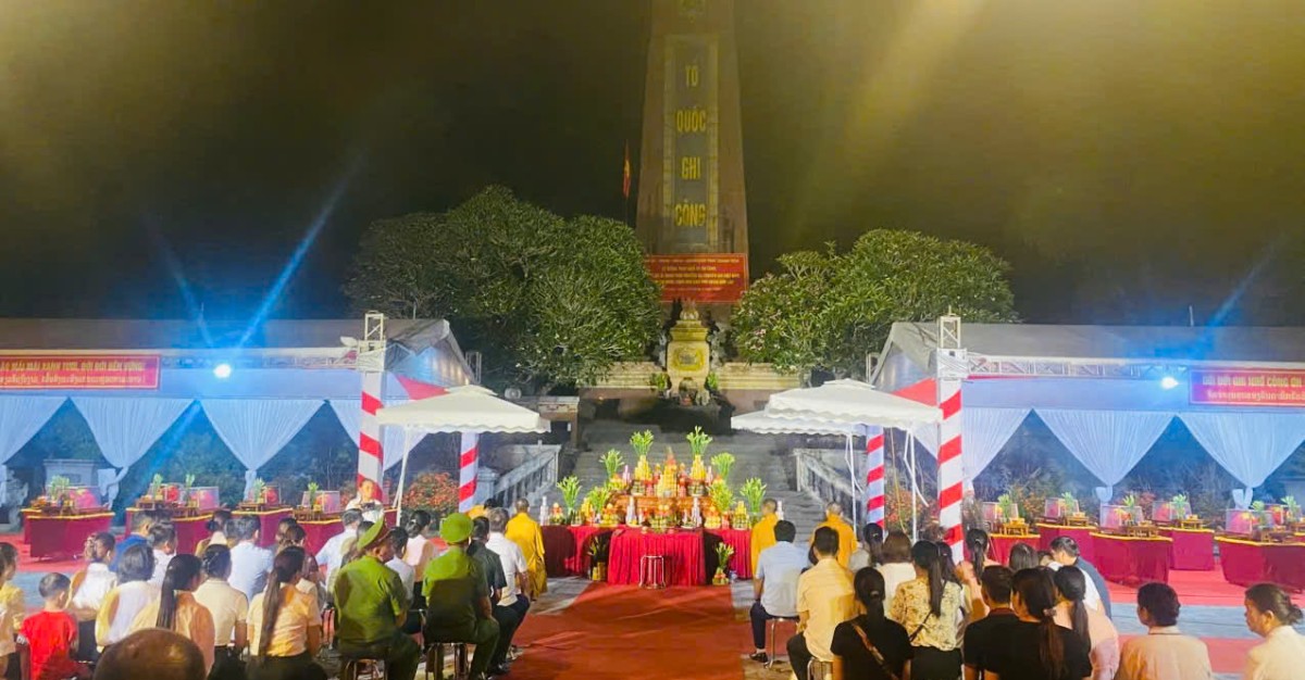 Đại lễ cầu siêu, tưởng niệm các anh hùng liệt sĩ tại Nghĩa trang Quốc tế Đồng Tâm